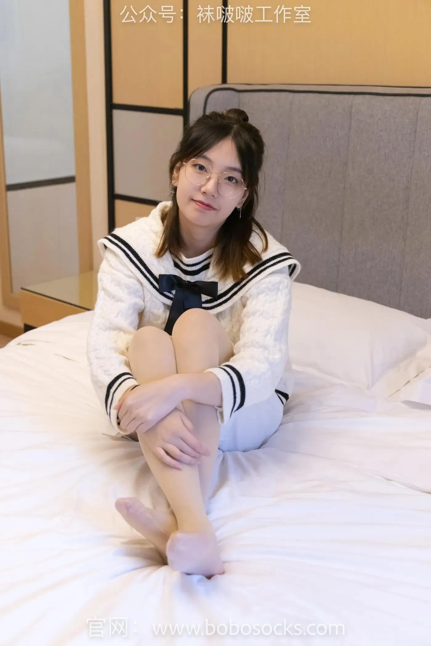 [BoBoSocks袜啵啵]NO.117 小甜豆-黑皮鞋、厚肉丝 [135P]插图1